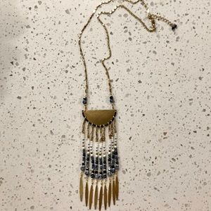Beaded Gold Necklace